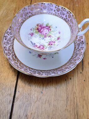 Vintage Woodlands teacup and saucer